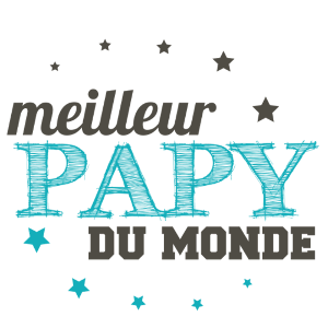 Motif T-shirt Le Meilleur Papy du Monde à imprimer