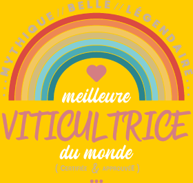 Motif Meilleure Viticultrice du Monde à imprimer