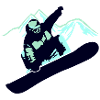 Snowboarder Mountain
