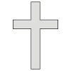 Croix chrétienne de jésus