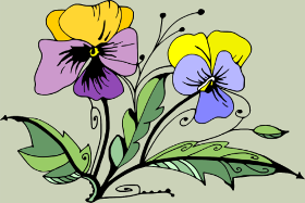 Motif Éclat Floral personnalisé sur vêtement
