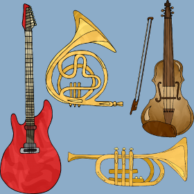 Motif Passion Musique & Instruments personnalisé sur vêtement