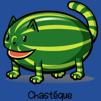 Chastèque : Le Chat Pastèque Original