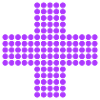 Punkte - Kreuz - Pixel