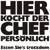 Here, the chef cooks! Eat's