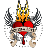 Burning Love (Heart & bannière) 03