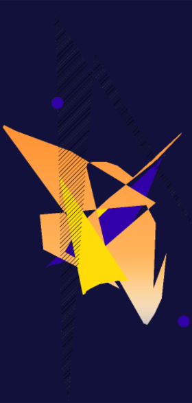 Exprimez votre créativité avec ce t-shirt aux formes abstraites dynamiques. Ses couleurs vives et ses lignes audacieuses créent un design mo...