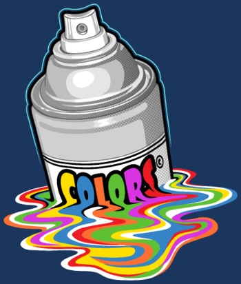 T-shirt Melting Spray : Création Urbaine Éclatante