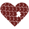 Puzzle - Heart - Love