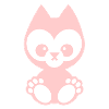 petits animaux - chat rose