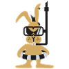 Diver bunny (3c)