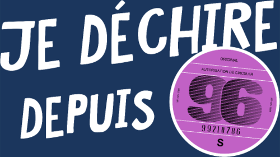 Motif T-shirt Je déchire depuis 1996 - Anniversaire Fun & Vintage personnalisé sur vêtement