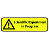 Scientific experiment in progress