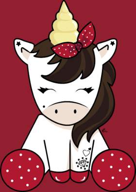 Motif Licorne Rockabilly : Style Rétro Envoûtant personnalisé sur vêtement