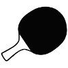 Table tennis rackets, table tennis
