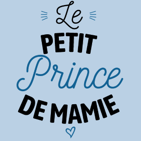 Motif T-shirt Mon Petit Prince de Mamie personnalisé sur vêtement