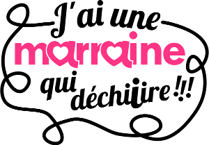 Motif Marraine qui déchire ! à imprimer
