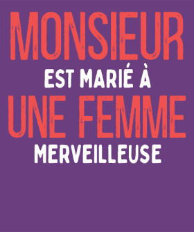 Motif Monsieur est Marié à une Femme Merveilleuse - Humour Mariage personnalisé sur vêtement