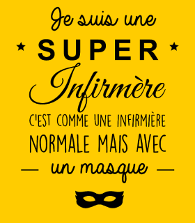 Motif Super Infirmière : Ma Vocation, Ma Fierté à imprimer