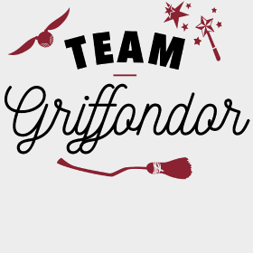 Motif Team Gryffondor personnalisé sur vêtement