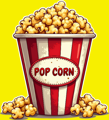 T-shirt Enfant Popcorn - Costume Carnaval Amusant