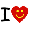 Coeur - Smiley - I heart - J'aime