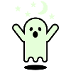 Glow in the dark ghost