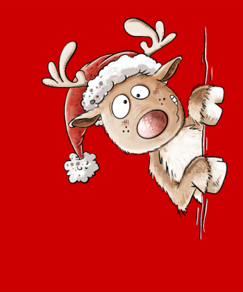 Renne Espiègle de Noël