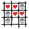 Totenkopf Herz Kaestchen