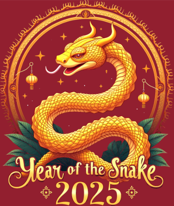 T-shirt Nouvel An Chinois 2025 - Année du Serpent