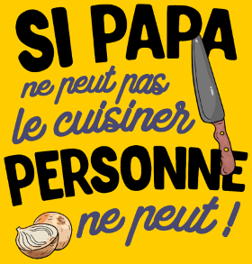 Motif Papa Cuisinier - Le Maître des Fourneaux à imprimer