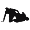 Grappling Silhouette contrôle Leg