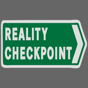 Reality Checkpoint Road Sign