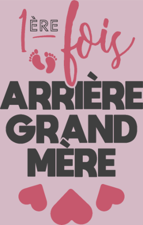 Motif T-shirt Future Arrière-Grand-Mère Fière personnalisé sur vêtement