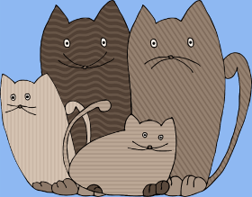 Motif Le Chat Mignon personnalisé sur vêtement