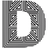 letter D retro