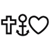 love faith hope / religion