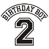 Birthday boy 2 years