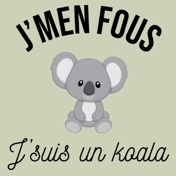T-shirt "J'm'en Fous, J'suis un Koala" - Humour Décontracté