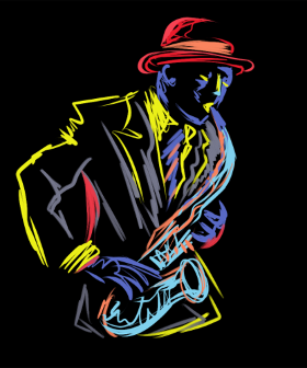 Motif T-shirt Saxophoniste Jazz Fanfare personnalisé sur vêtement