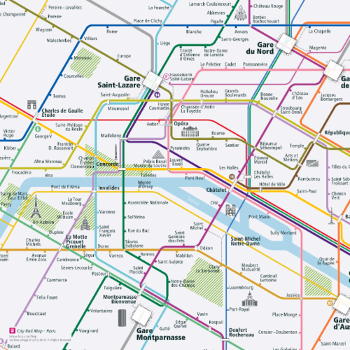 Paris Map Square