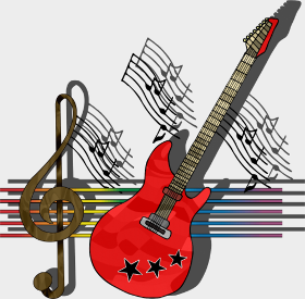 Motif Passion Guitare personnalisé sur vêtement