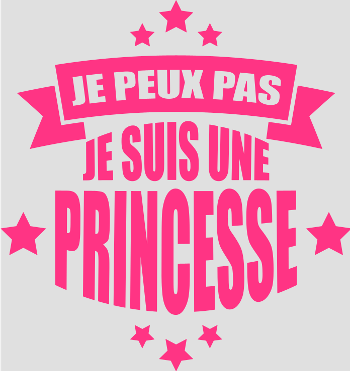 T-shirt Désolée, Je Suis Princesse : Humour Royal au Quotidien