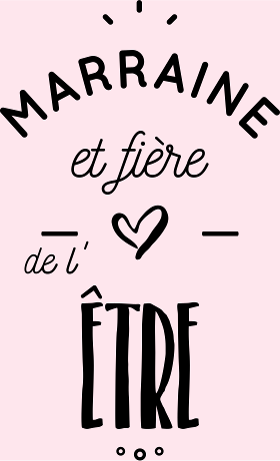 Motif Marraine Fière à imprimer