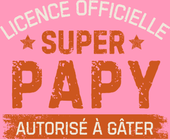 T-shirt 'Licence Papy Officielle' – Humour Grand-Père