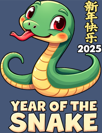 T-shirt Nouvel An Chinois 2025 - Fête du Serpent