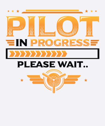 Pilot In Arbeit, Bitte Warten, Flugzeugtraining