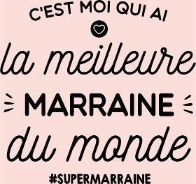 Motif Ma Super Marraine à imprimer