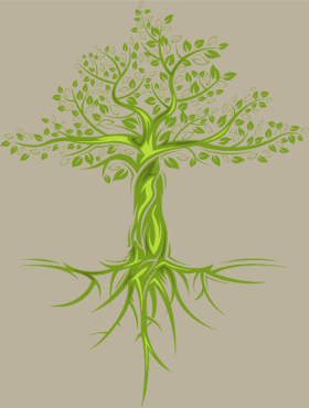 Plongez au cœur de la nature avec ce motif d'Arbre de Vie stylisé. Ses racines profondes et ses branches luxuriantes symbolisent la croissan...