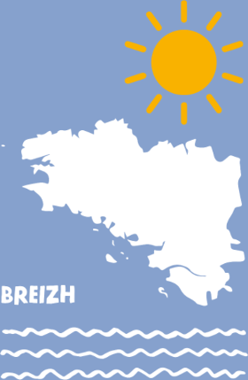 Évoquez les belles journées bretonnes avec le t-shirt 'Breizh Soleil Mer'. Ce motif simple et lumineux, représentant un soleil éclatant, est...